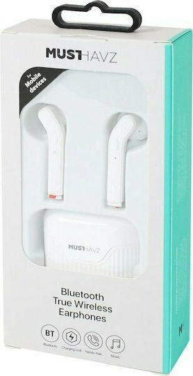 MHTWS247 Earbud Bluetooth Handsfree Earphones with Charging Case White view 2