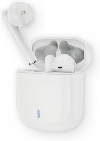 OTU AI-10 In-ear Bluetooth Handsfree Earphones with Charging Case White view 1