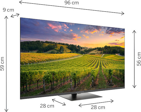 Thomson Smart Television 75" 4K UHD QLED 75QG5C14 HDR (2024) view 3