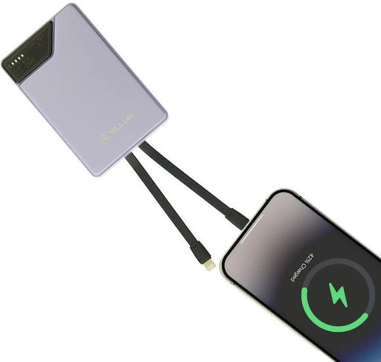 Tellur Power Bank 10000mAh Power Delivery / Quick Charge 3.0 Purple view 4