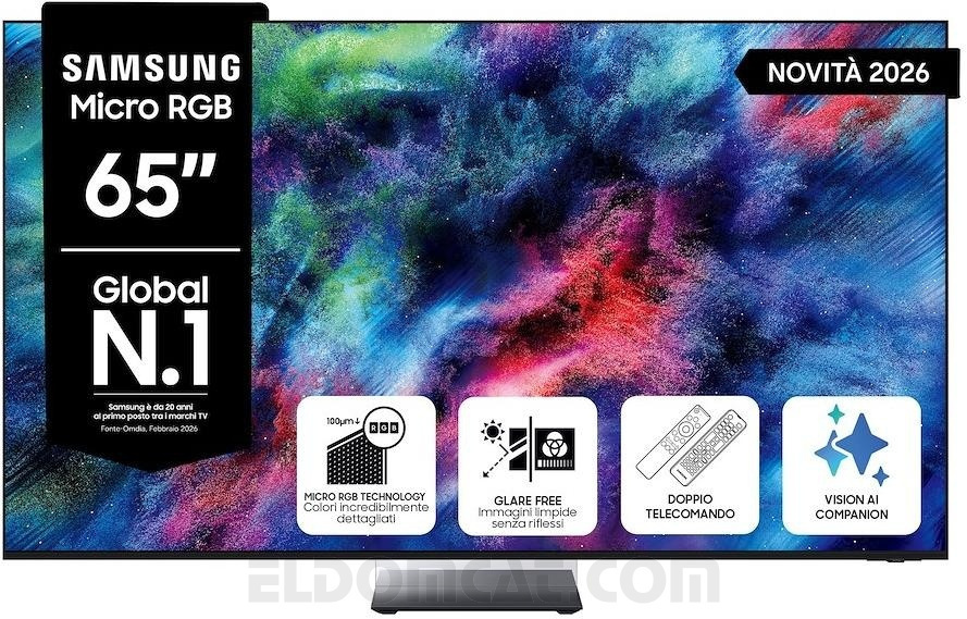 Samsung Smart TV 65" 4K UHD R95H HDR (2026) MRE65R95HATXZT