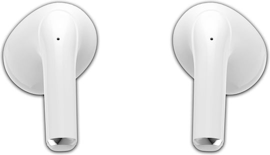 Audeeo Orbiter In-ear Bluetooth Handsfree Earphone with Sweat Resistance and Charging Case White vue 2