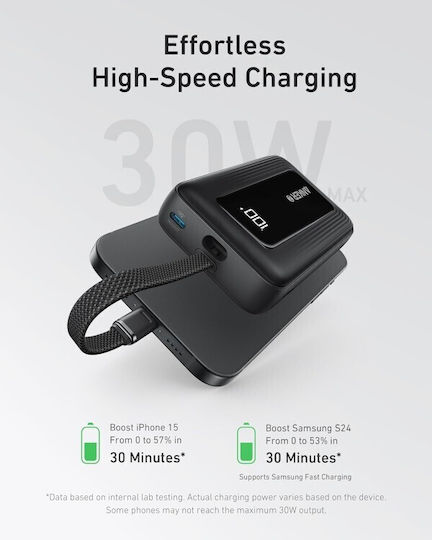Anker Zolo Power Bank 20000mAh 30W with USB-C Port Black view 4