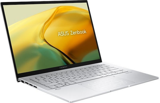 Asus Zenbook 14 UX3402VA-KP768W 14" IPS QHD+ (i7-13700H/16GB/1TB SSD/W11 Home) Foggy Silver (GR Keyboard) view 2