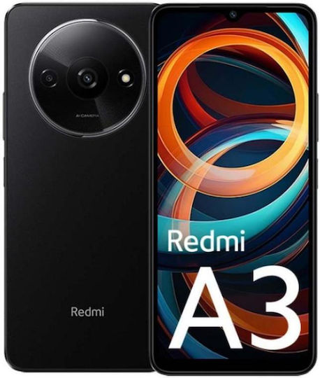 Xiaomi Redmi A3 Dual SIM (3GB/64GB) Midnight Black view 5