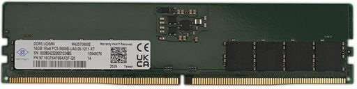 Nanya DDR5 with 1x16GB Module and Speed 5600 for Desktop NT16GF64F88AX3F-Q5