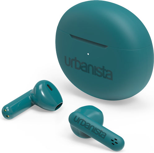 Urbanista Austin Earbud Bluetooth Handsfree Earphones with Sweat Resistance and Charging Case Lake Green view 3