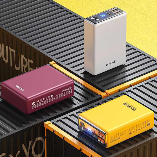 WK Wp-27 Power Bank 10000mAh 20W Power Delivery White view 4