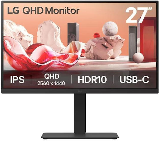 LG 27BA75QB IPS HDR Monitor 27" QHD 2560x1440 with Response Time 5ms GTG
