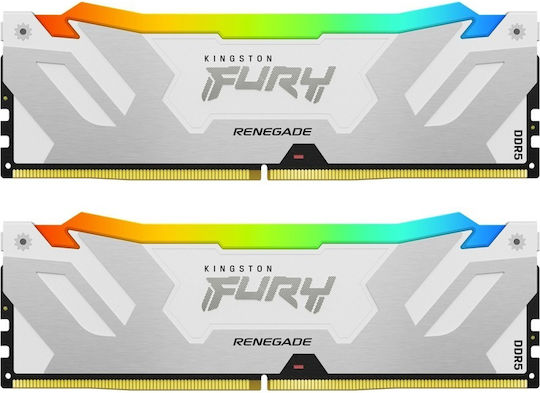 Kingston Fury Renegade RGB DDR5 32GB RAM with 2x16GB Modules and Speed 7200 for Desktop KF572C38RWAK2-32 view 2