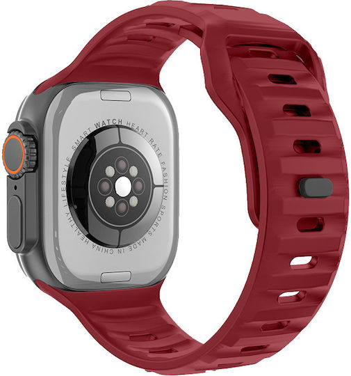 DAS.4 SU08 Smartwatch with Heart Rate Monitor (Black / Red) view 4