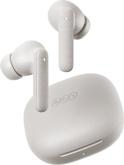QCY Buds (QT43) Bluetooth Handsfree Earphones with Sweat Resistance and Charging Case White vue 4
