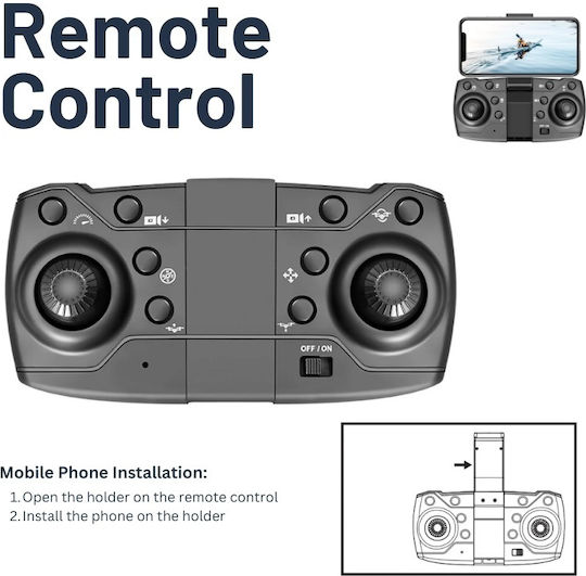 M10 Drone 2.4 GHz with Camera 1080p 30fps and Controller view 9
