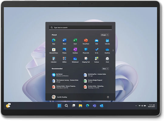 Microsoft Surface Pro 9 13" Tablet (8GB/512GB/i5-1245U/Win 10 Pro) Platinum view 2