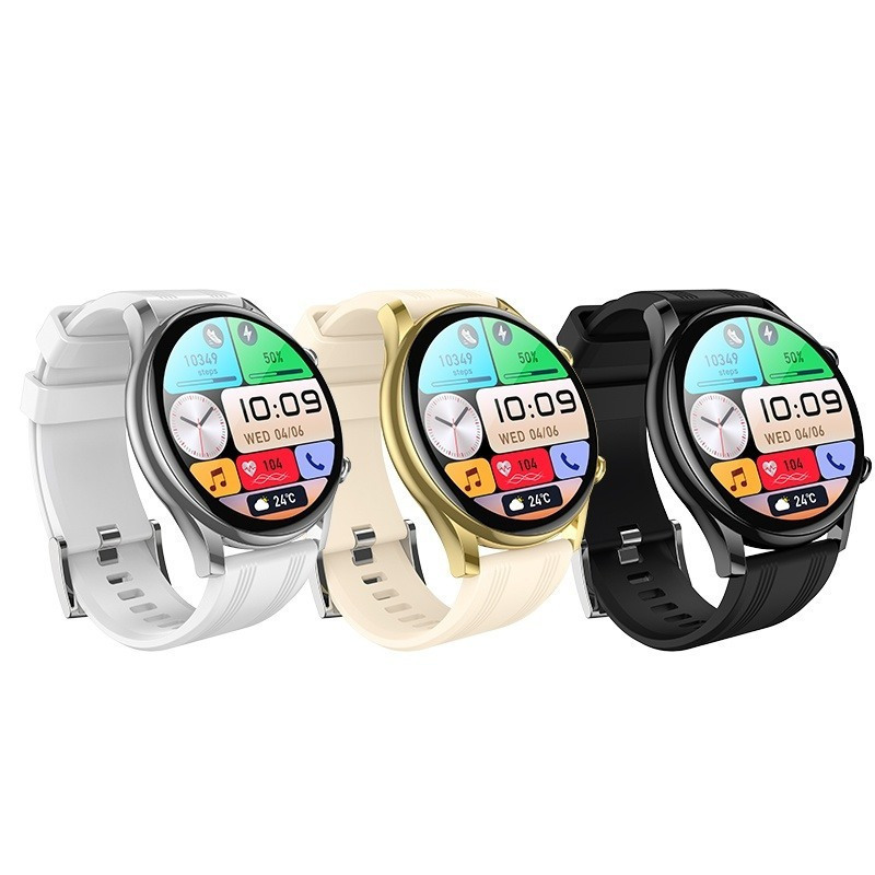 Hoco Y38 Smartwatch with Heart Rate Monitor Black view 5