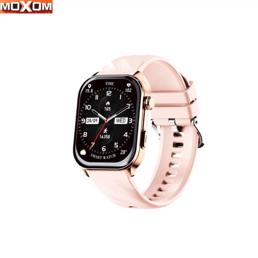 Moxom Mx-wh25 Smartwatch 2.01” Calls GPS 100+ Sport Modes Waterproof 10m & Health Tracker Pink view 1