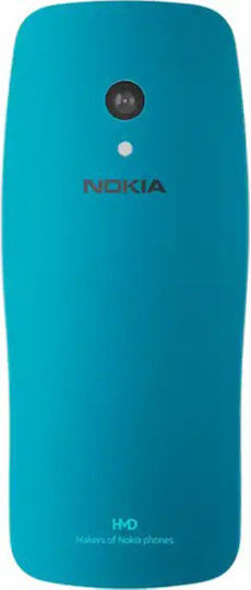Nokia 3210 Dual SIM Mobile with Buttons (Greek Menu) Scuba Blue view 2