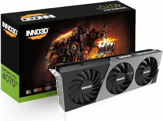 Inno 3D GeForce RTX 4070 Ti 12GB GDDR6X X3 Graphics Card