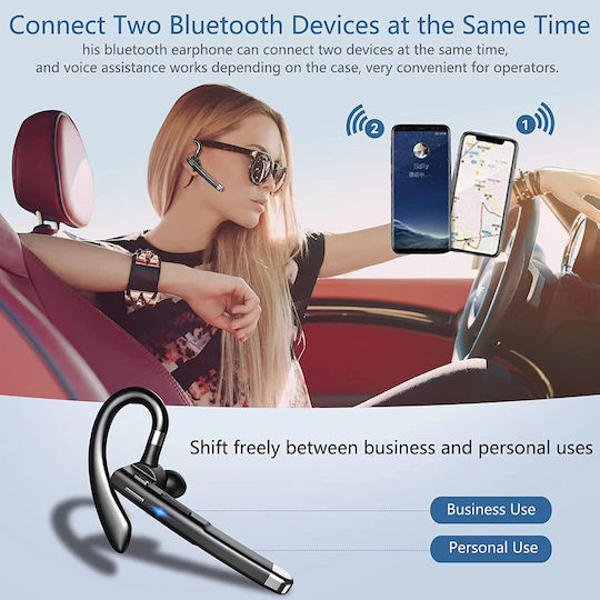 YYK-520 In-ear Bluetooth Handsfree Earphone Black view 4