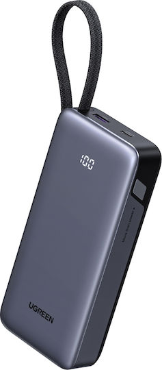 Ugreen PB536 Power Bank 20000mAh 45W with USB-A Port and USB-C Port Power Delivery Gray view 2
