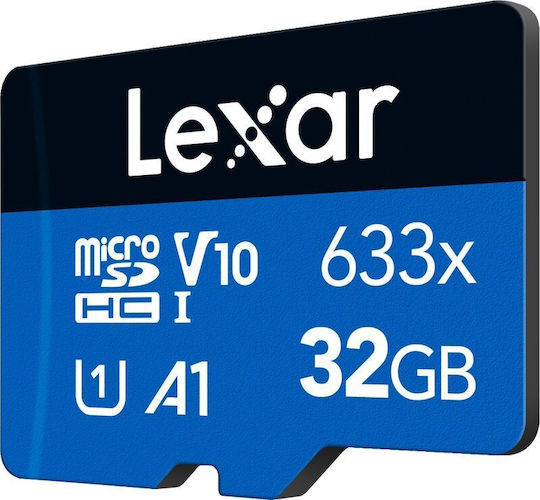 Lexar High-Performance 633x microSDHC 32GB Class 10 U1 V10 A1 UHS-I view 2