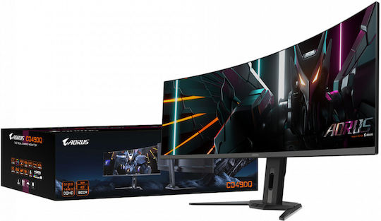 Gigabyte AORUS CO49DQ Ultrawide OLED HDR Gaming Monitor 49" 5120x1440 144Hz with Response Time 0.03ms GTG view 5