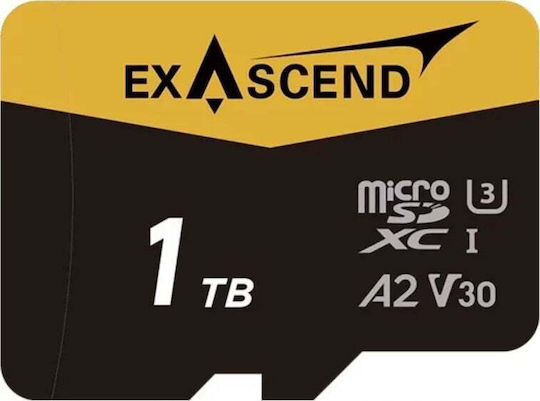 ExAscend Memory Card microSDXC 1TB U3 V30 A2 UHS-I 150MB/s with Adapter view 1