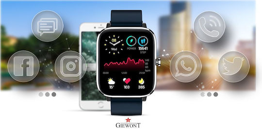 Giewont 230-4 Smartwatch with Heart Rate Monitor (Blue) view 5
