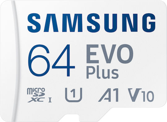 Samsung Evo Plus (2021) microSDXC 64GB U1 V10 A1 UHS-I 130MB/s With Adapter