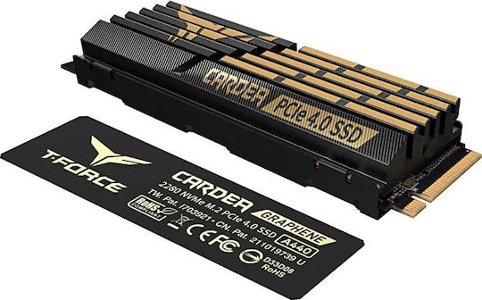 TeamGroup Cardea A440 SSD 2TB M.2 Type with PCI Express 4.0 Communication Protocol and Heatsink TM8FPZ002T0C327 view 2