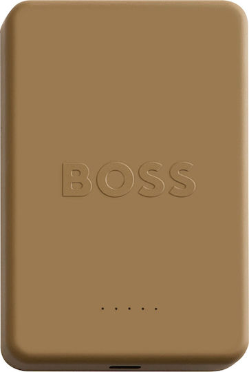 Boss Iconic MagSafe Power Bank 3000mAh with USB-C Port Power Delivery Camel