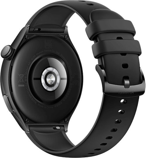 Huawei Watch 4 Stainless Steel 46mm Waterproof with eSIM and Heart Rate Monitor (Black) view 6