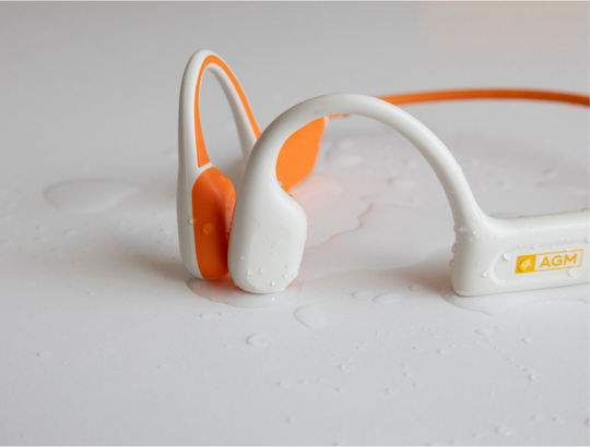 AGM Motion Buds 1 Bluetooth Handsfree Earphones with Sweat Resistance Orange view 5