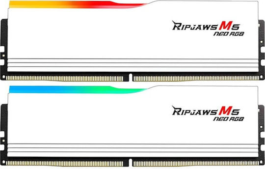 G.Skill Ripjaws M5 RGB DDR5 64GB Memory RAM with 2x32GB Modules and Speed 6000 for Desktop F5-6000J3238G32GX2-RM5NRW view 2