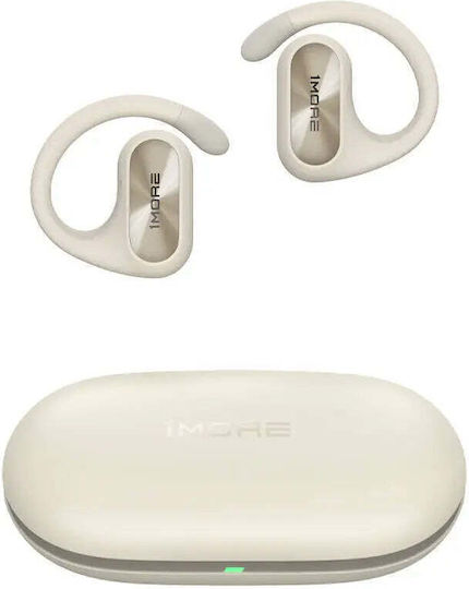 1More Fit SE Open Earbud Bluetooth Handsfree Earphones with Sweat Resistance and Charging Case White vue 8