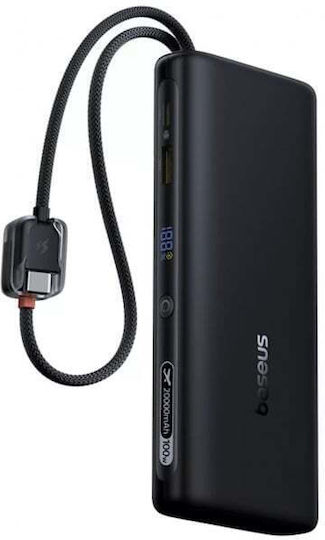 Baseus EnerFill FC41 Power Bank 20000mAh 100W with USB-A Port and USB-C Port Black view 2