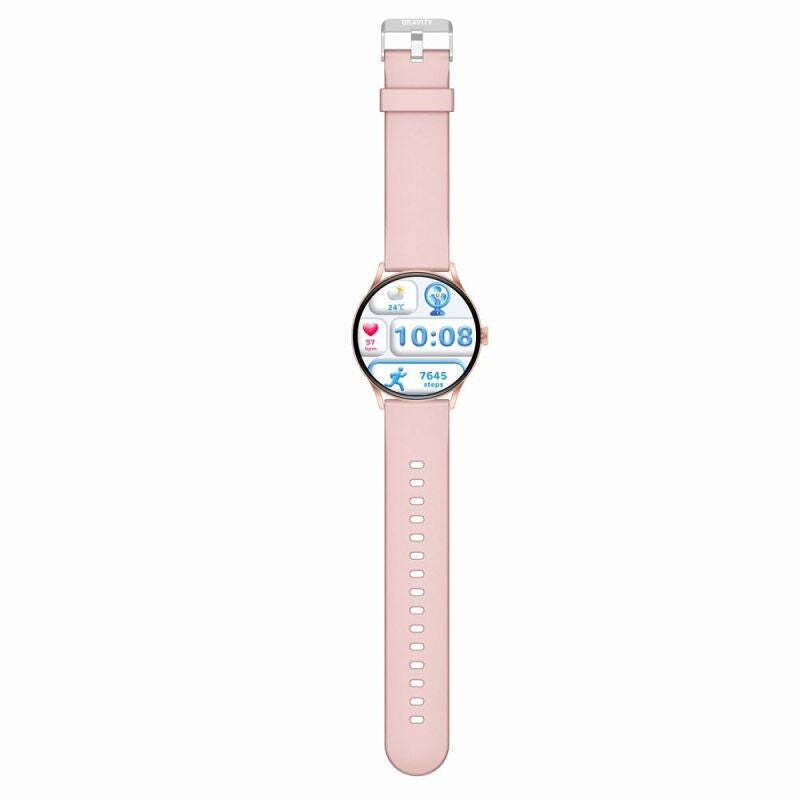 Smartwatch Gravity Gt2-1 Pro Pink Gold 1.43" Ips view 4