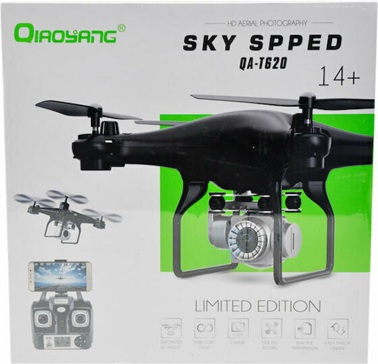 Qiaoyang QA-T620 Drone with 1080p Camera and Controller Black view 1