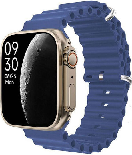 S9 Ultra Smartwatch with Heart Rate Monitor (Blue)