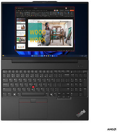 Lenovo ThinkPad E16 Gen 2 16" IPS FHD+ (Ryzen 5-7535HS/16GB/512GB SSD/W11 Pro) (ES Keyboard) view 3