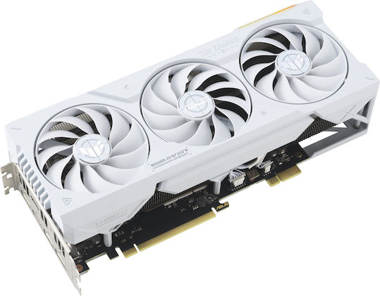 Asus GeForce RTX 4070 Ti Super 16GB GDDR6X TUF Gaming BTF OC White Graphics Card view 7