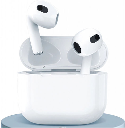 Pavareal P4 In-ear Bluetooth Handsfree Earphones with Charging Case White view 4