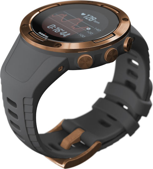 Suunto 5 Stainless Steel 46mm Waterproof Smartwatch with Heart Rate Monitor (Graphite Copper) view 7