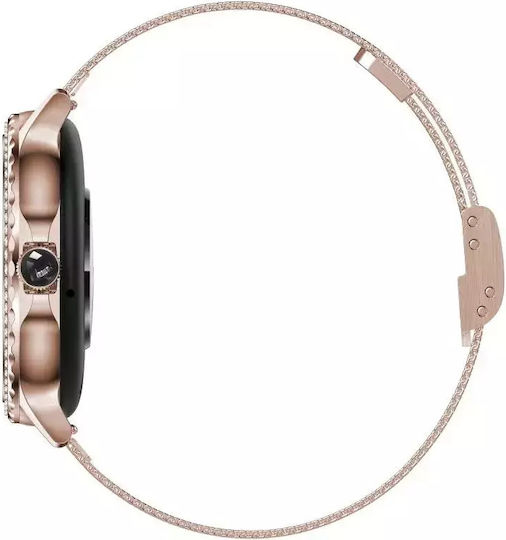 Nubi NX19 Smartwatch with Heart Rate Monitor (Rose Gold) view 6