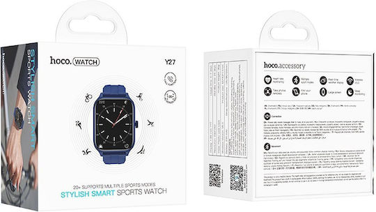 Hoco Y27 Call Smartwatch (Blue) view 4