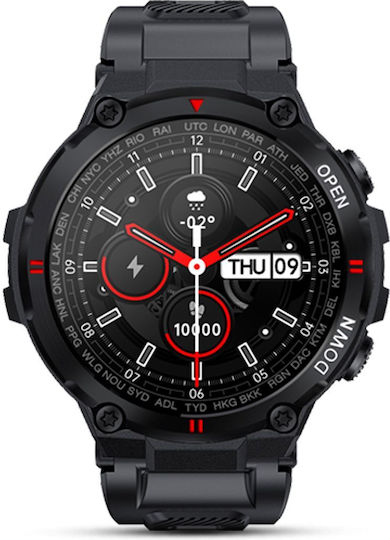 Giewont 430-1 Smartwatch with Heart Rate Monitor (Black) view 7