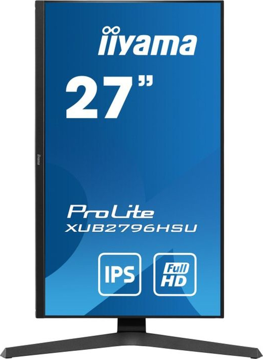 Iiyama ProLite XUB2796HSU-B1 27" FHD 1920x1080 IPS Monitor with 4ms GTG Response Time view 3