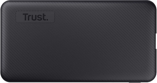 Trust Primo Ultra-thin Power Bank 5000mAh 15W with USB-A Port and USB-C Port Black view 3