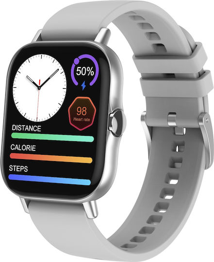 Slazenger SL.07.6417.5.05 Smartwatch with Heart Rate Monitor (Gray) view 2