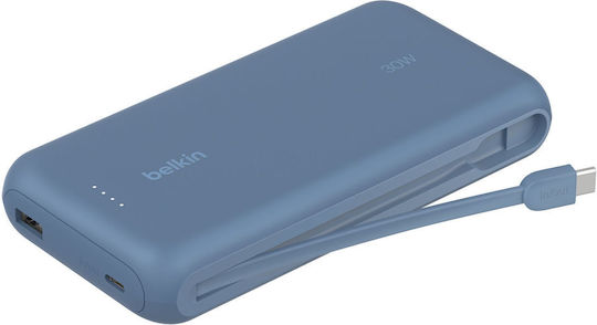 Belkin BoostCharge Power Bank 20000mAh 30W with USB-A Port and USB-C Port Power Delivery Blue
